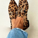 Rieke | Elegant leopard loafers