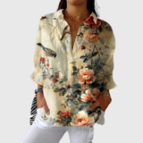 Ronja | Light, colorful blouse with a print