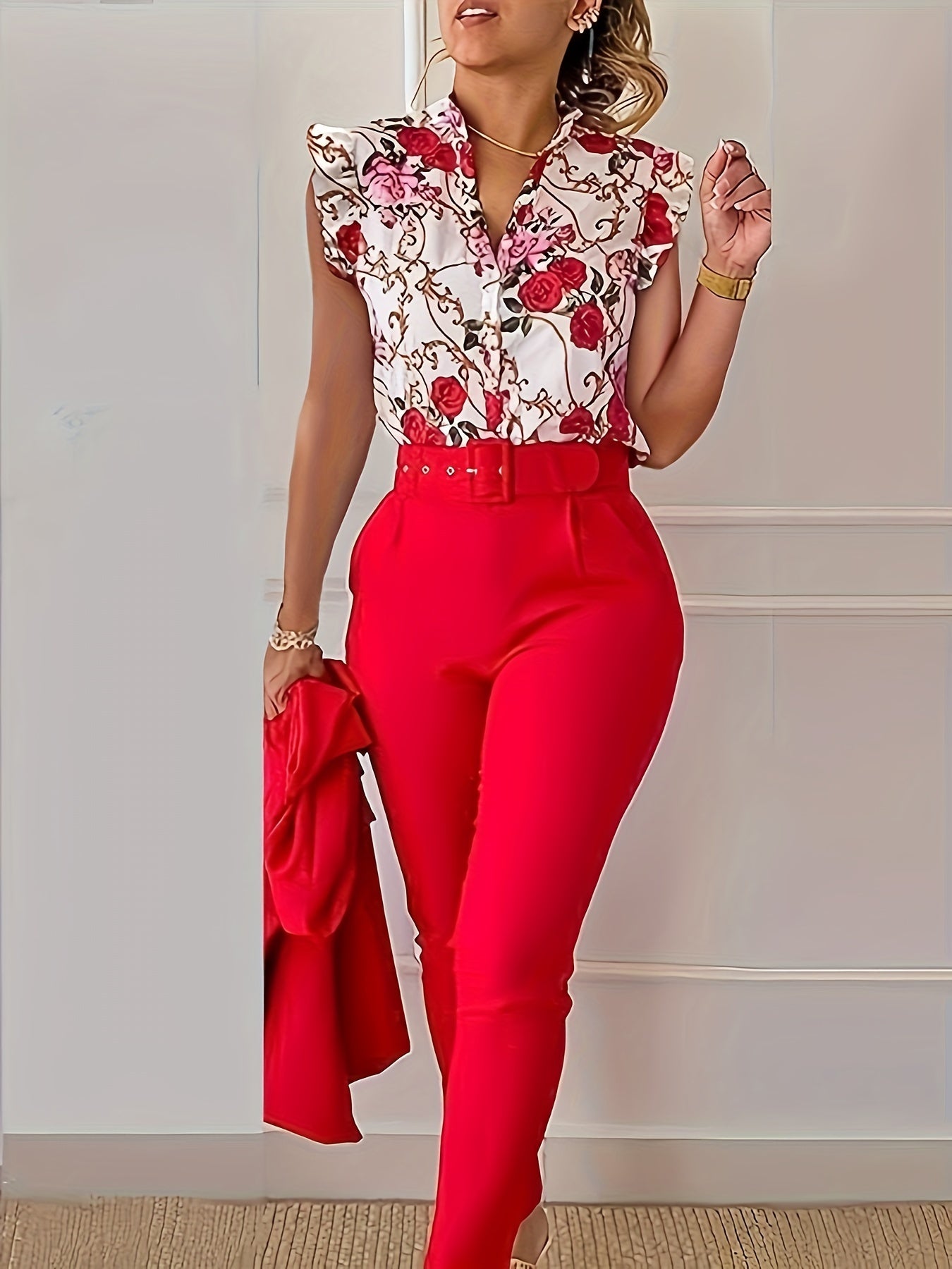 Millie | Elegant set with cap sleeves