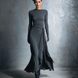 Naiara - Side Knot Maxi Dress
