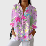Ricarda | Light, colorful blouse with a print
