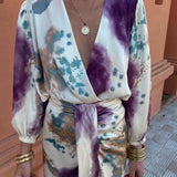 Valeria - Elegant V-Neck Dress