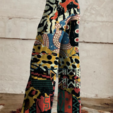 Poppy | Artistic Print Wide-Leg Pants