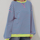 Alana | Striped Oversized Sweatshirt