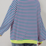 Alana | Striped Oversized Sweatshirt