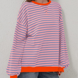 Alana | Striped Oversized Sweatshirt