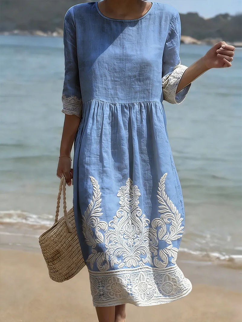 Catherine | Floral Pattern Casual Dress for Women