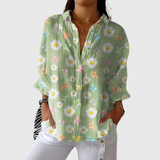 Nina | Light, colorful blouse with a print