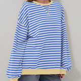 Alana | Striped Oversized Sweatshirt
