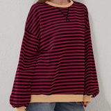 Alana | Striped Oversized Sweatshirt