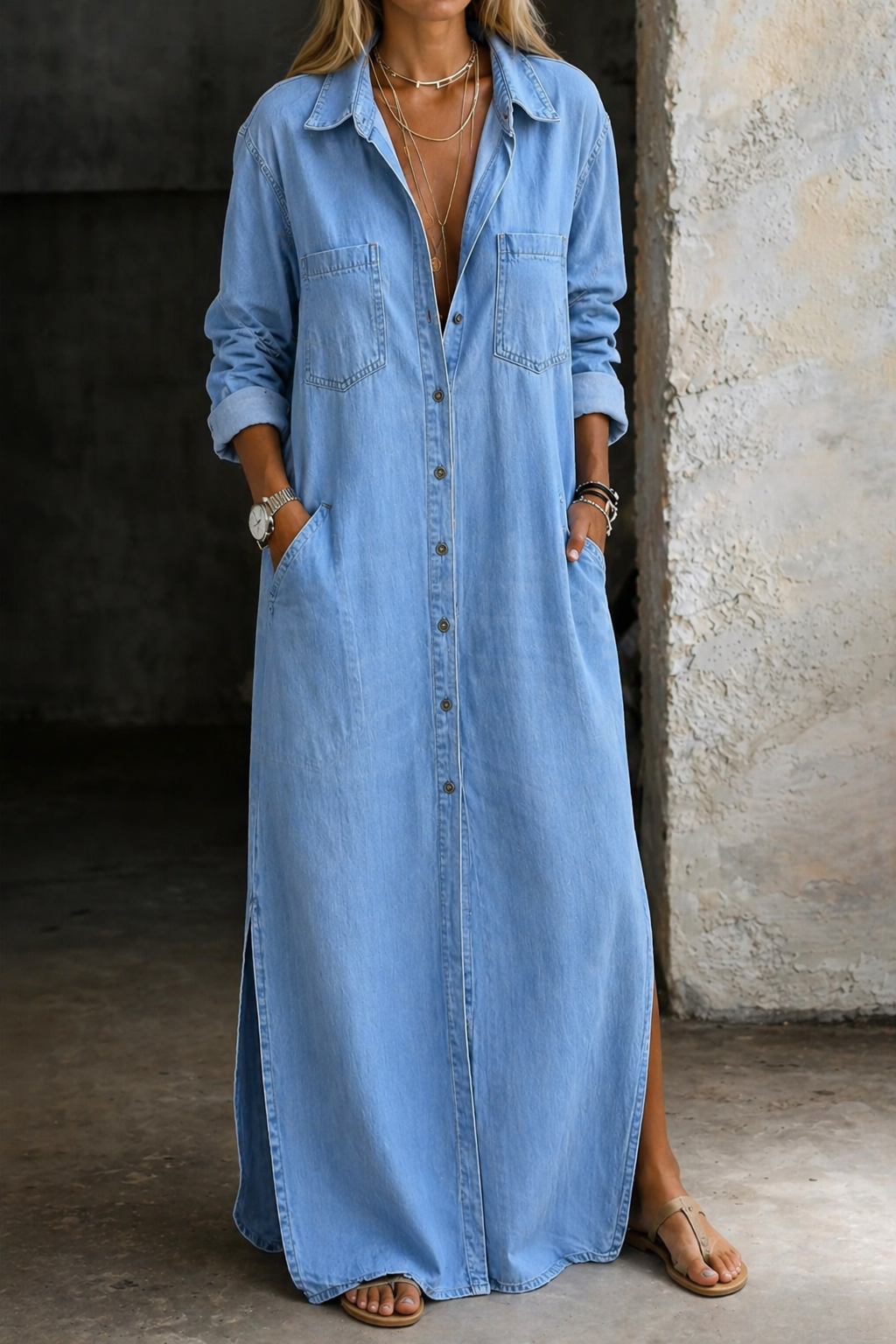 Olivia - Button Down Dress
