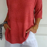 Isabelle | Casual V-Neck Top