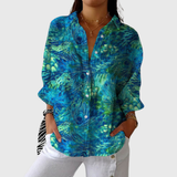 Miriam | Light, colorful blouse with a print