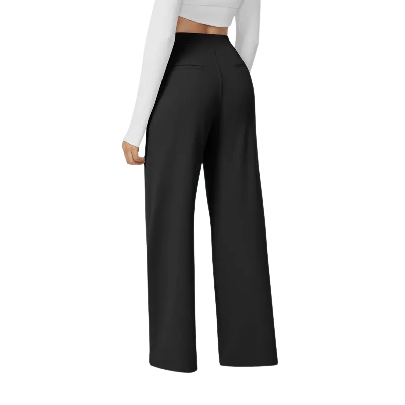 Evie | Classic Straight Leg Smart Work Pants