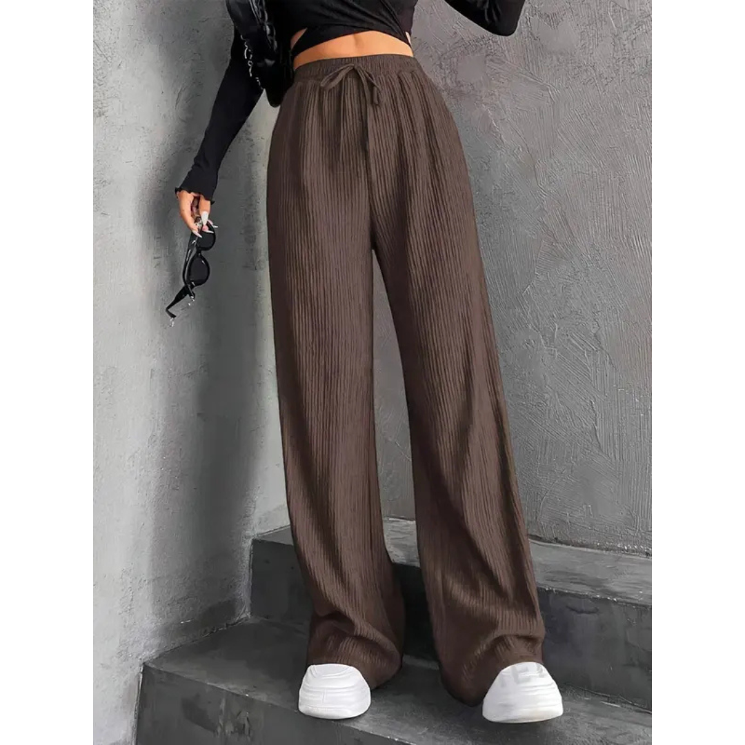 Lily | Casual Wide Waist Comfy Everyday Pants