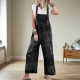 Olivia | Vintage Wash Adjustable Jumpsuit