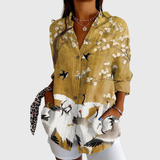 Lieselotte | Light, colorful blouse with a print