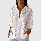 Lucy | Light, colorful blouse with a print