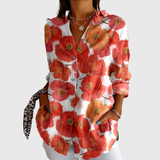 Patricia | Light, colorful blouse with a print