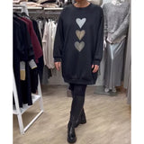 Ava | Casual Sweatshirt Dress