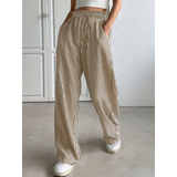 Lucy | Simple Summer Striped Relaxed Fit Bottoms