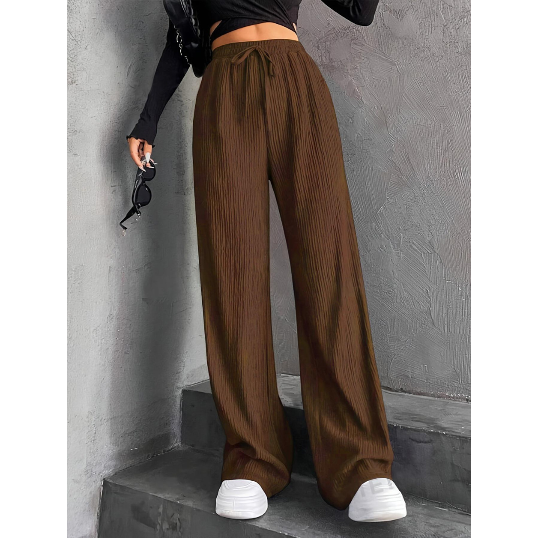 Lily | Casual Wide Waist Comfy Everyday Pants