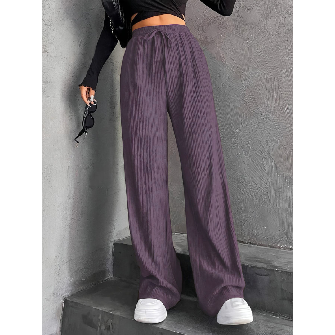 Lily | Casual Wide Waist Comfy Everyday Pants