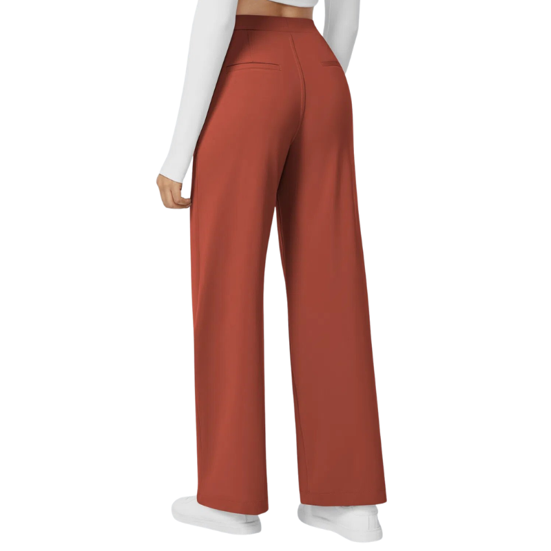 Evie | Classic Straight Leg Smart Work Pants