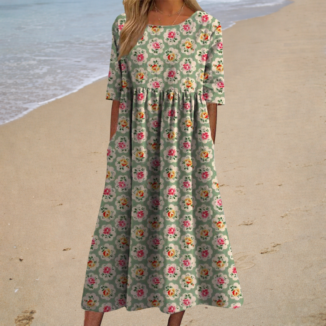 Daisy | Elegant Long Dress - Flowing, Stylish, and Comfortable