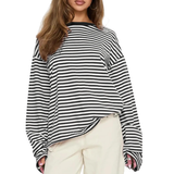 Alice | Fashionable Striped Long-Sleeve T-Shirt