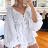 Louise | Set with flounces and shorts