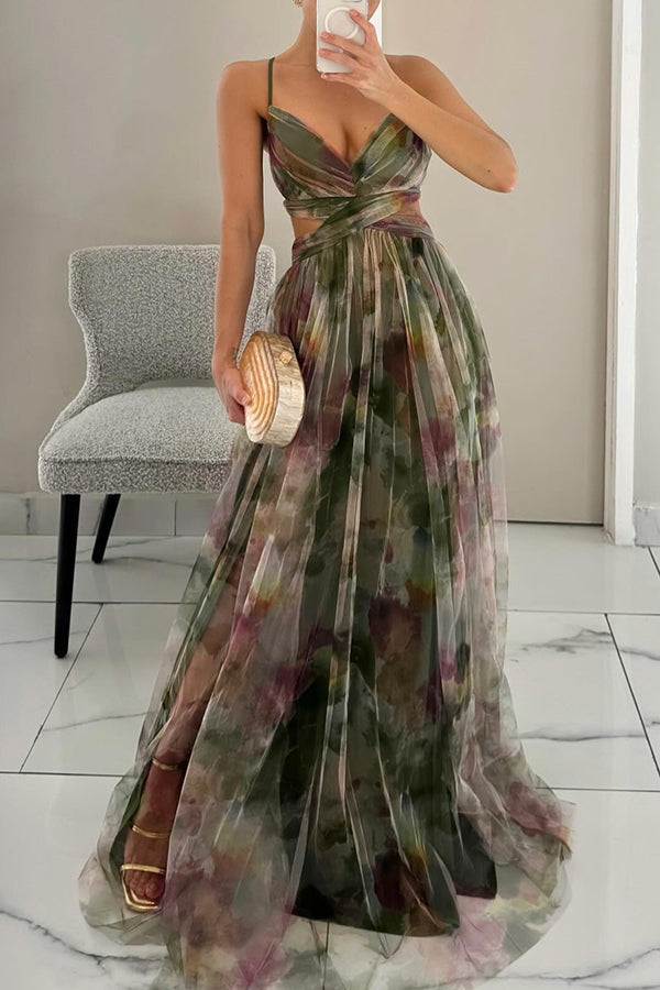 Ruth | Magical maxi dress with floral print