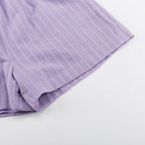 Hannah | Airy set consisting of a buttoned blouse and shorts
