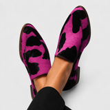 Jule | Loafers with cowhide print