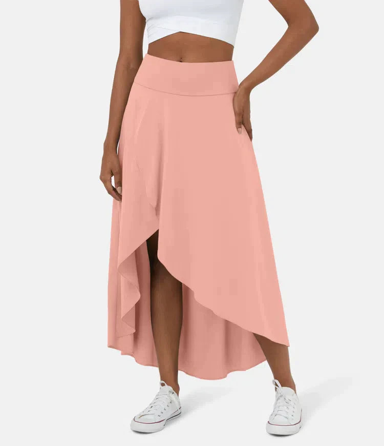 Rachael | Elegant Asymmetric Midi Skirt