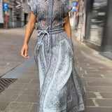Magdalena | Printed two piece boho set