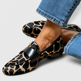 Veronica Leopard Print Loafers