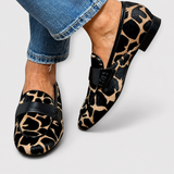 Veronica Leopard Print Loafers