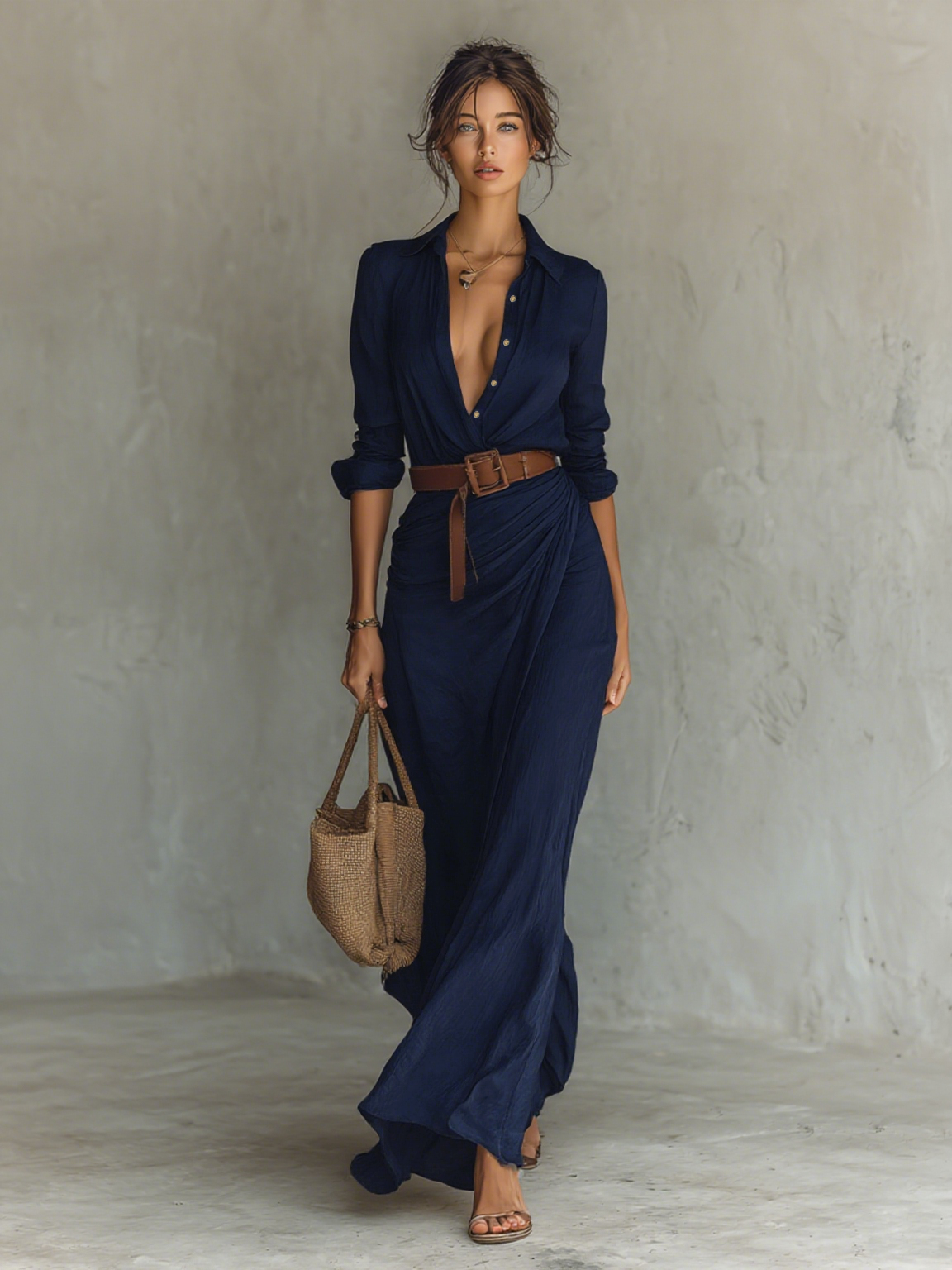 Victoria - Relaxed Fit Maxi Dress