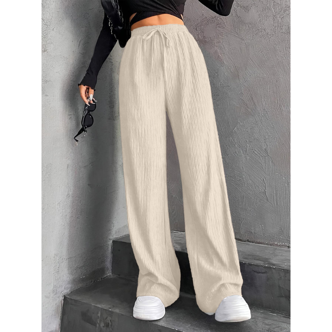Lily | Casual Wide Waist Comfy Everyday Pants