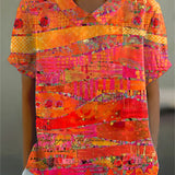 Zoe | Blouse with abstract print