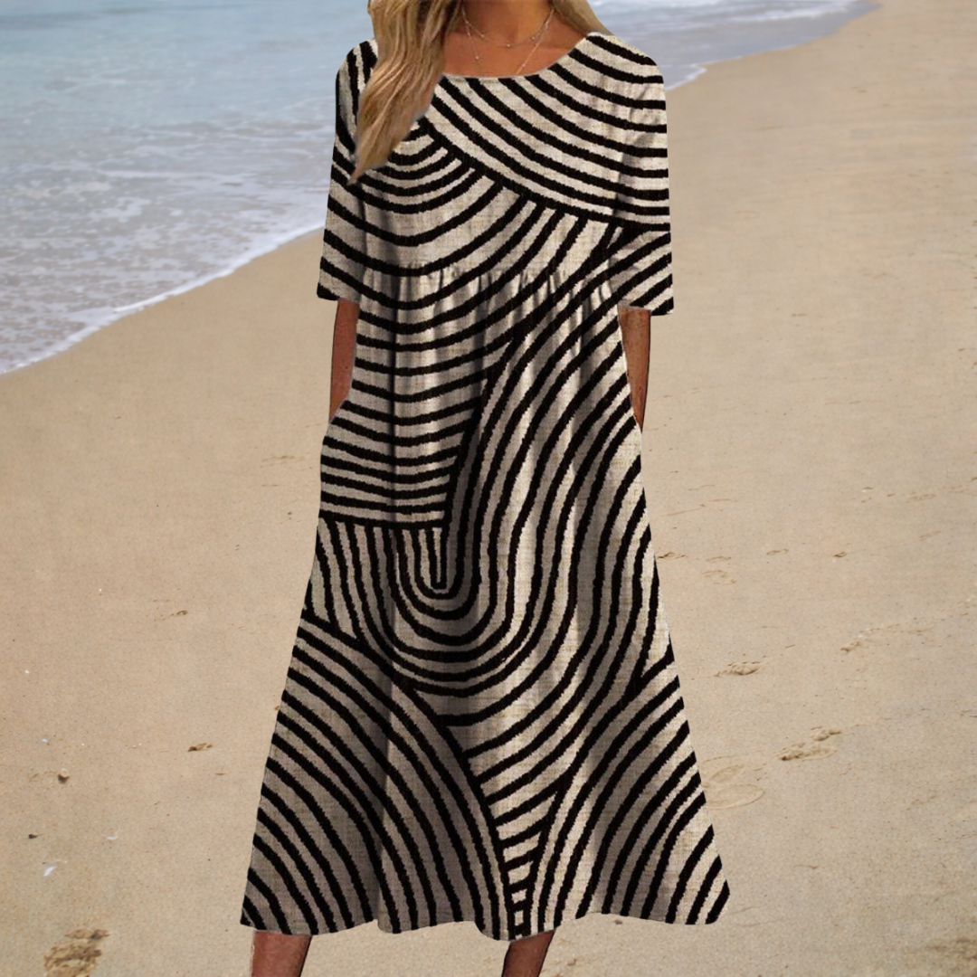 Daisy | Elegant Long Dress - Flowing, Stylish, and Comfortable