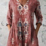 Frederick | Long blouse with V-neck