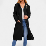 Ella | Relaxed Zip-Up Long Hoodie Sweatshirt