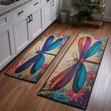 Soft Dragonfly Kitchen Area Rug - Model NCU0DK10931