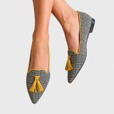 Ella | Modern checked loafers