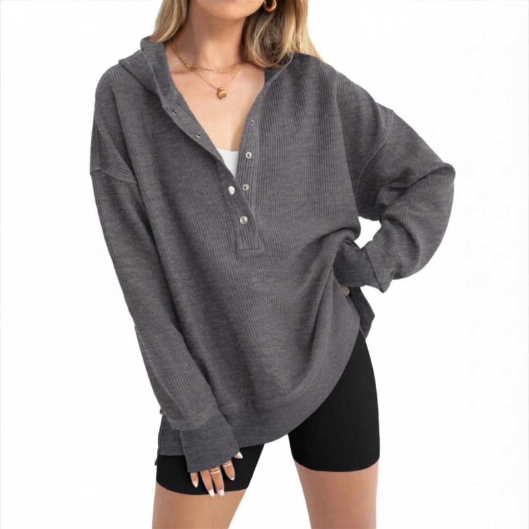 Tahlia | Cosy Oversized Raglan Hoodie Sweatshirt