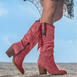 Amelia | Classic Western Fringe Boots