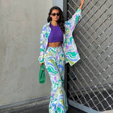 Victoria | Expressive printed swirl set