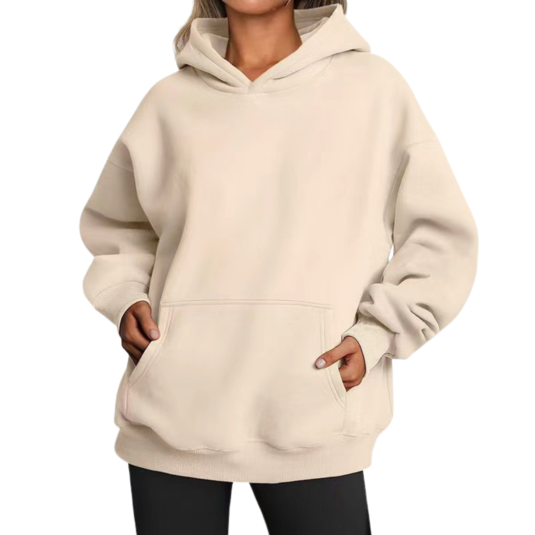 Xanthe | Cosy Oversized Fleece Pullover Hoodie